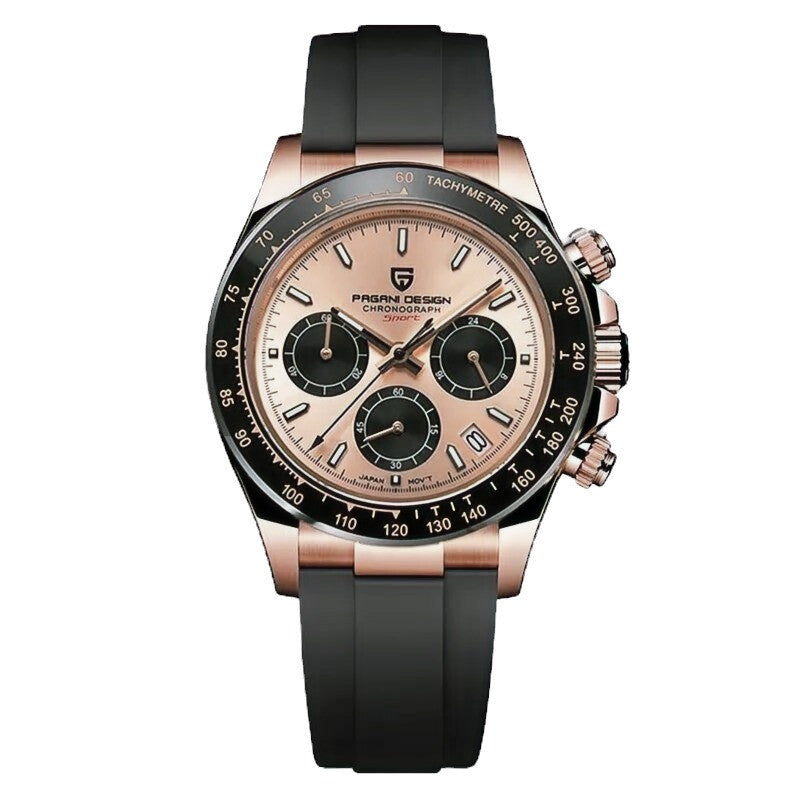 PGD Chrono Rubber | Chronograph Quartz Watch – 40mm