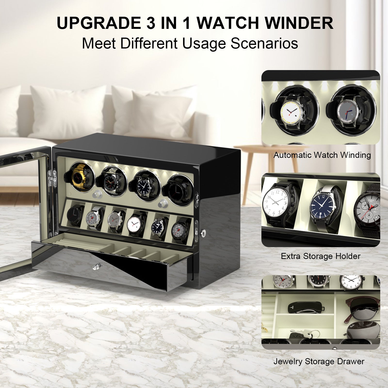 W-Winder Prestige 4+6 | Watch Winder