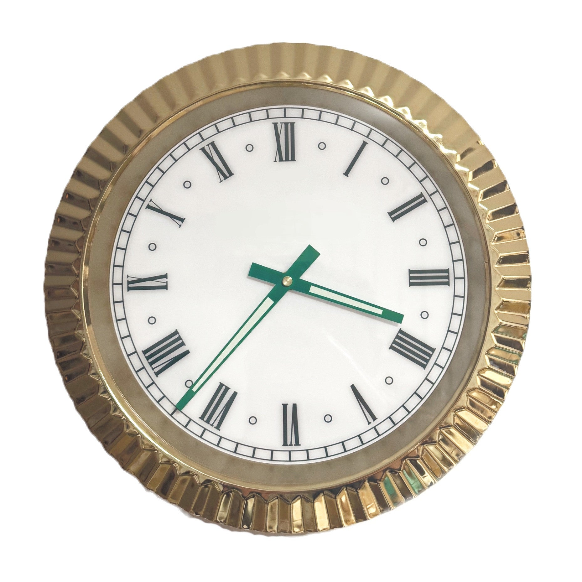Classic Gold Roman | Luxury Wall Clock – Roman Numeral Dial