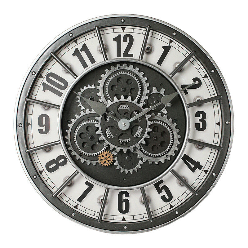 Retro Industrial Gear | Wall Clock