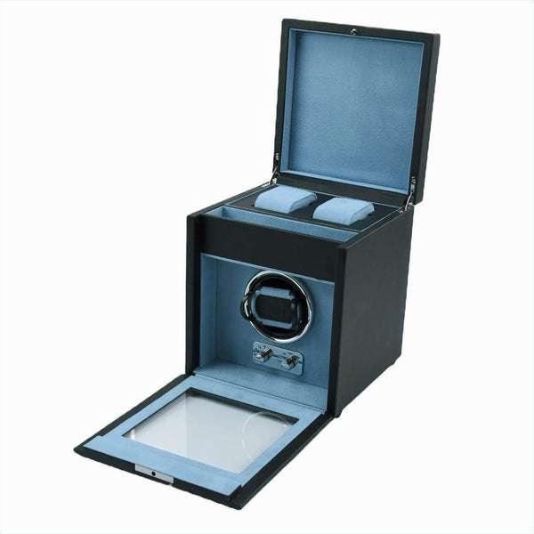 W-Winder Lux Single | 1-Watch Automatic Winder – Premium Display | Wclocks