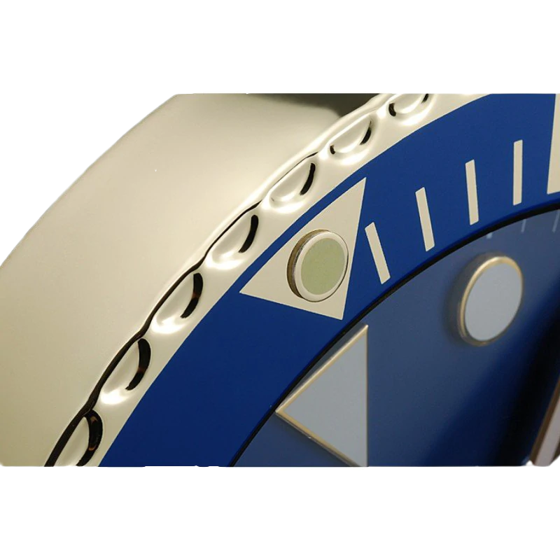 Sub-Diver Gold and Blue | Wall Clock