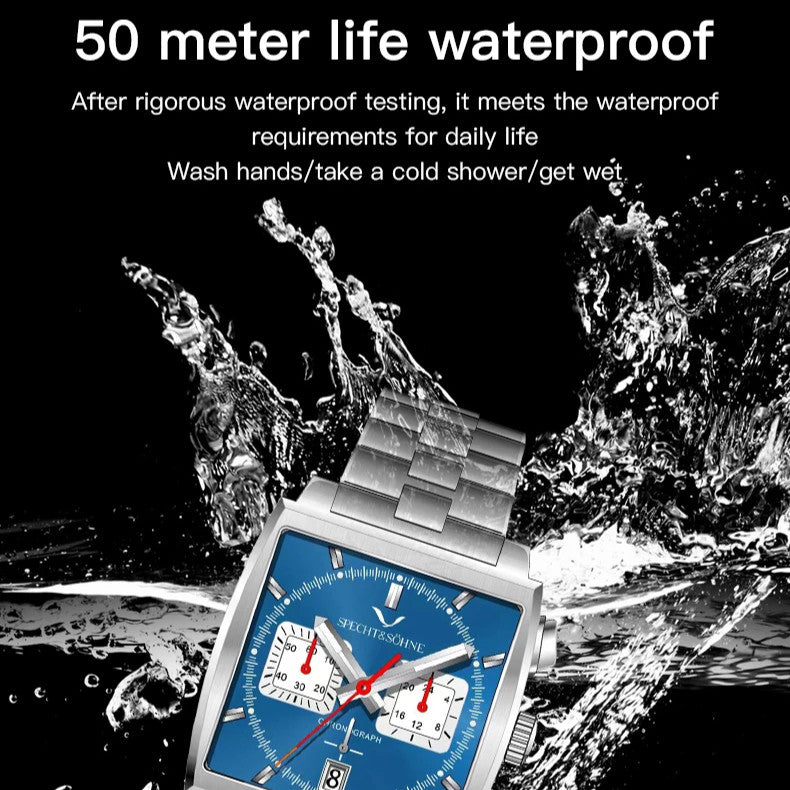 Monaco Tag Steel I Chronograph Sport Watch - 39mm