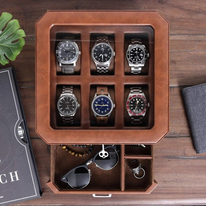 W-Monaco Valet 6 | Watch Storage Box