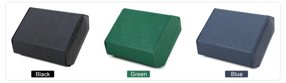 LuxOcta 6-Slot Saffiano Leather Watch Case