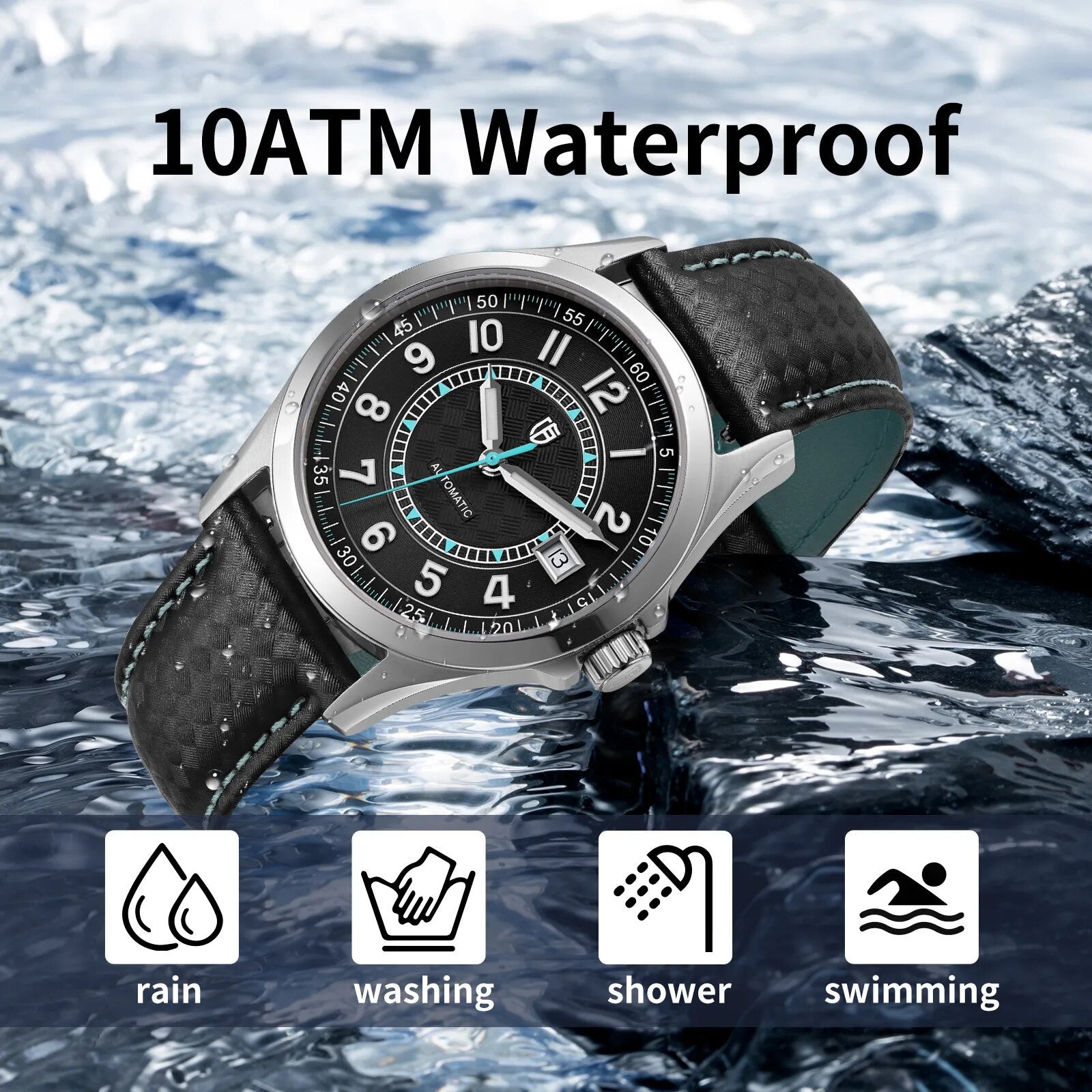 Calatrava Black Style | Luxury Dress Watch - 38mm