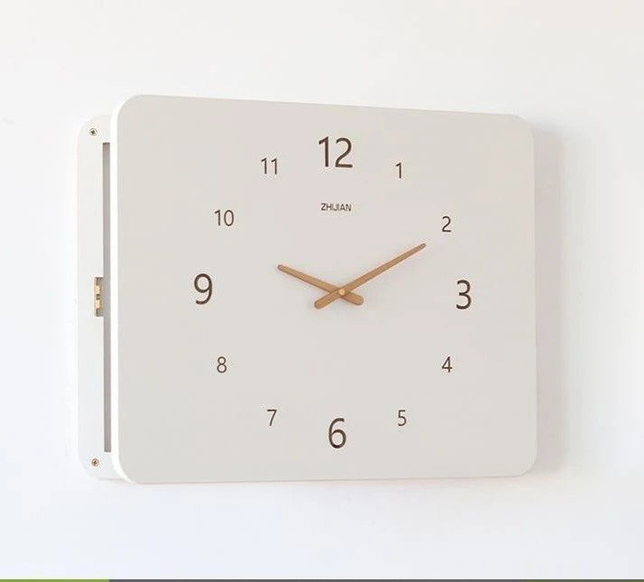 HiddenSafe Slide-Open | Wall Clock