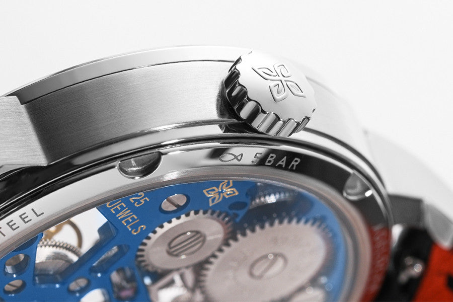 AGELOCER Skeleton Rose Gold | Mechanical Watch - 40mm