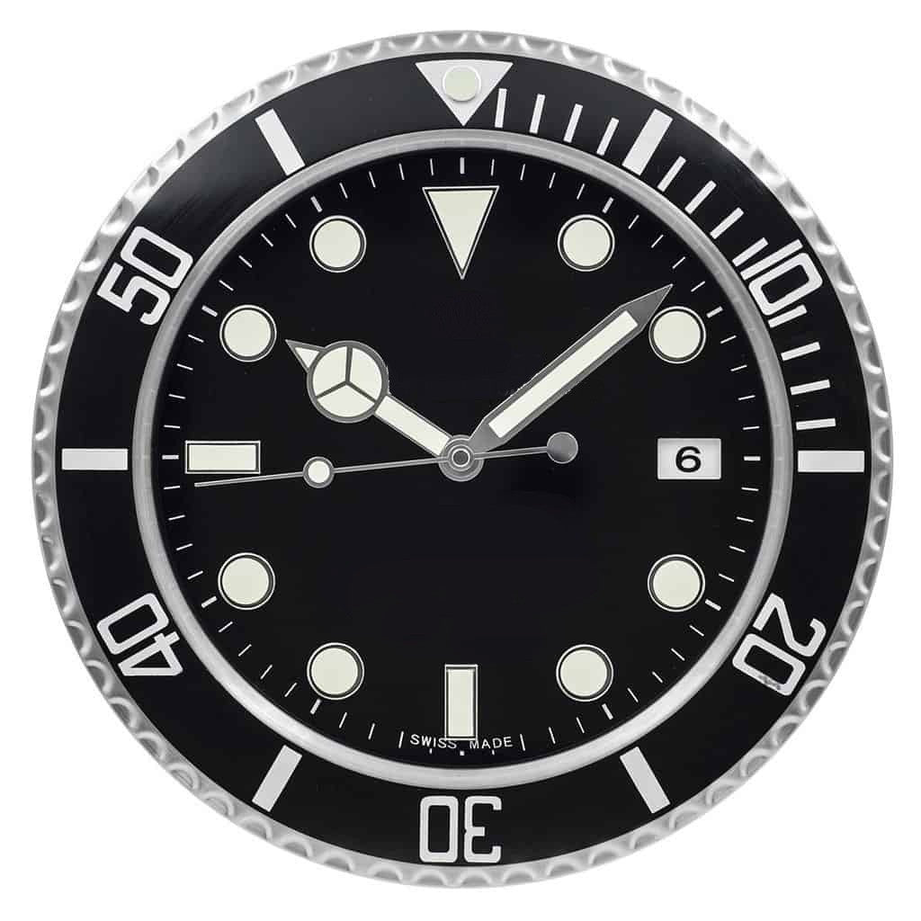 Black Sub-Diver  | Wall Clock