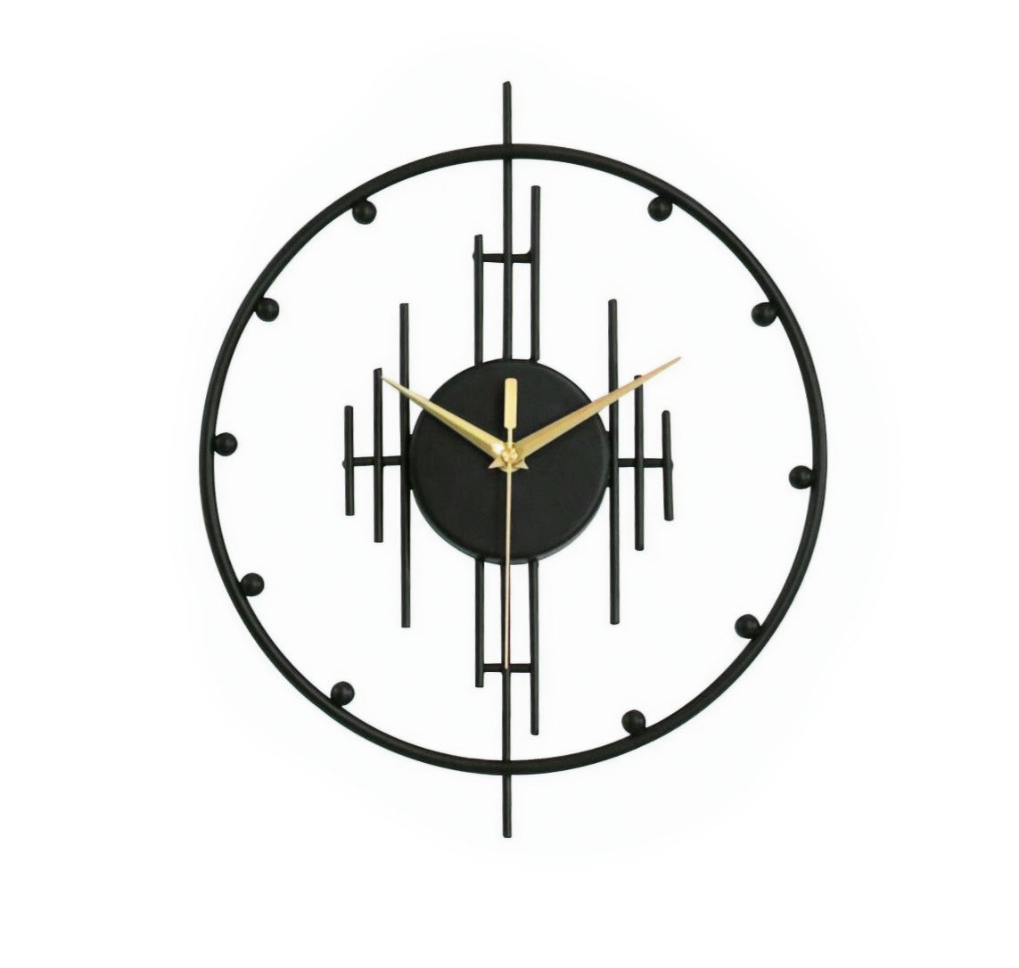 Minimalist Iron Grid | Wall Clock