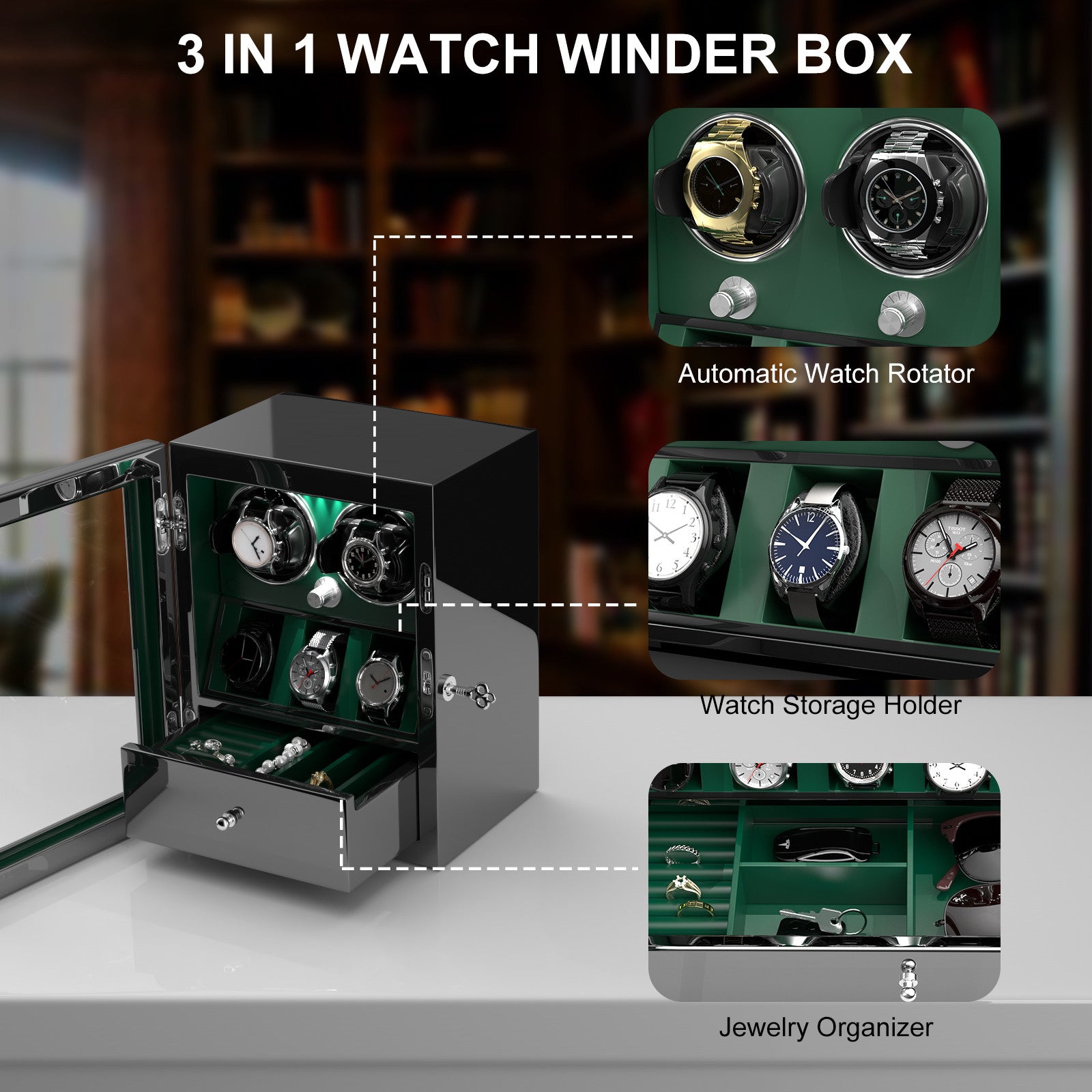W-Winder Prestige Duo | Watch Winder