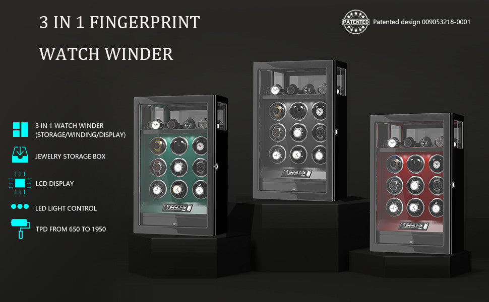 W-Winder Supreme 9+4 | Watch Winder Cabinet