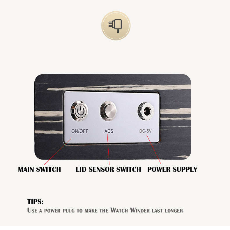 W-Winder Guard Trio 3+6 | Watch Winder
