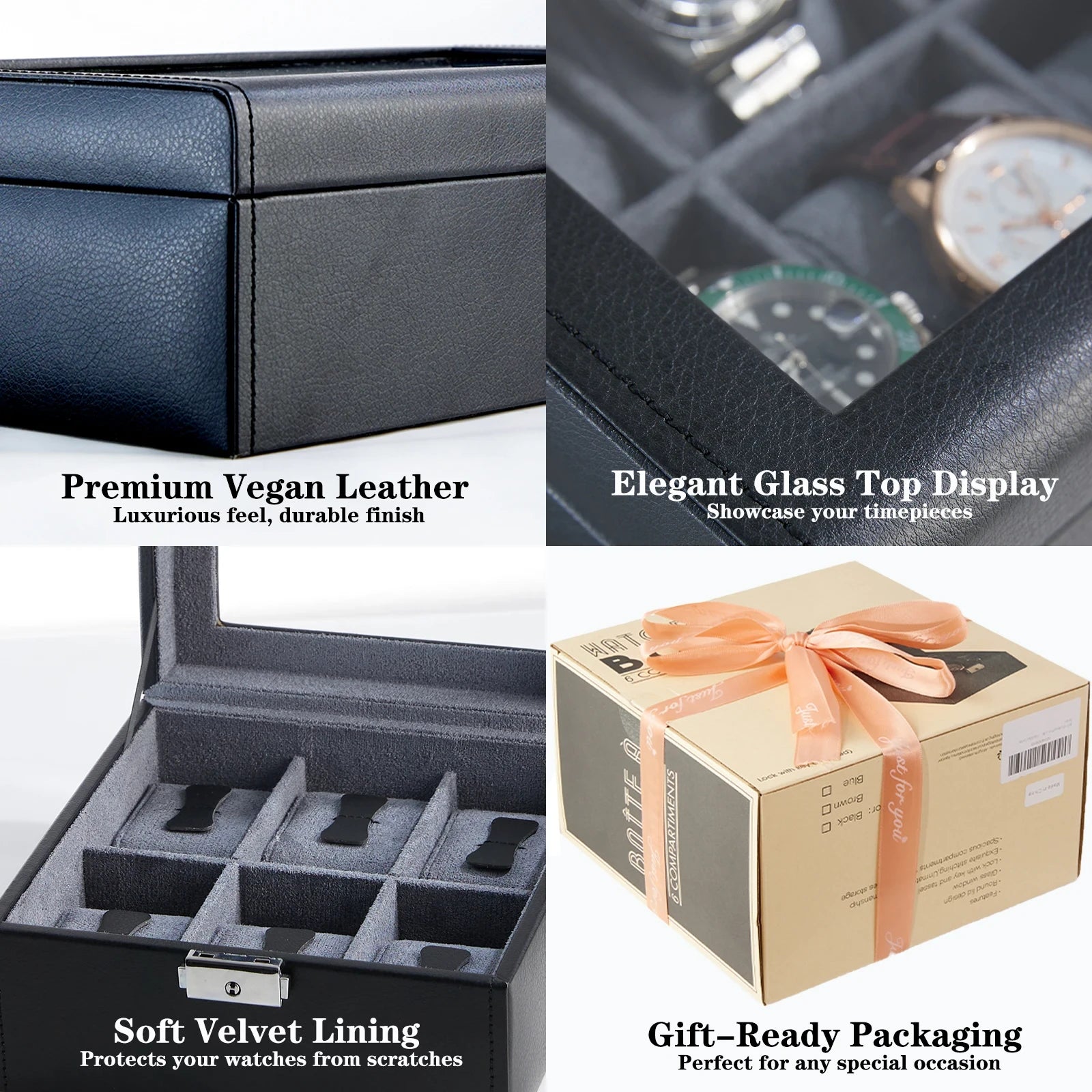 CrownView 6 Slot | Watch Storage Box