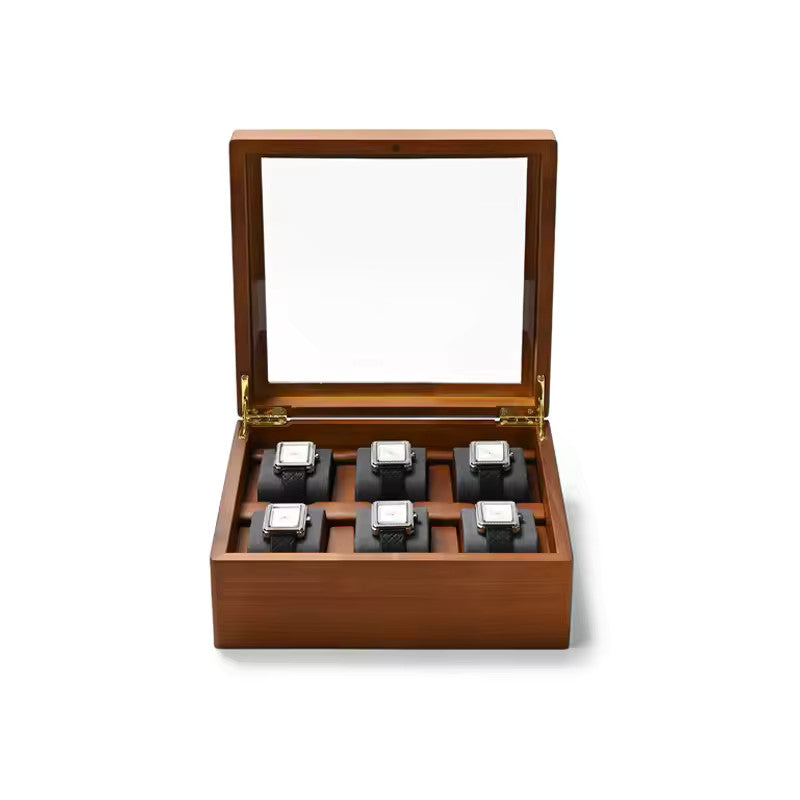Prestige Wood Watch Box | 6 Piece Watch Box