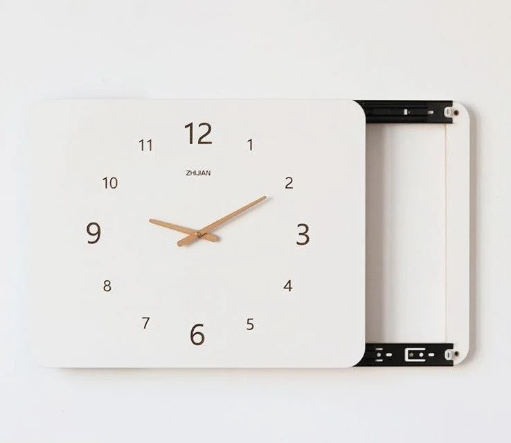 HiddenSafe Slide-Open | Wall Clock