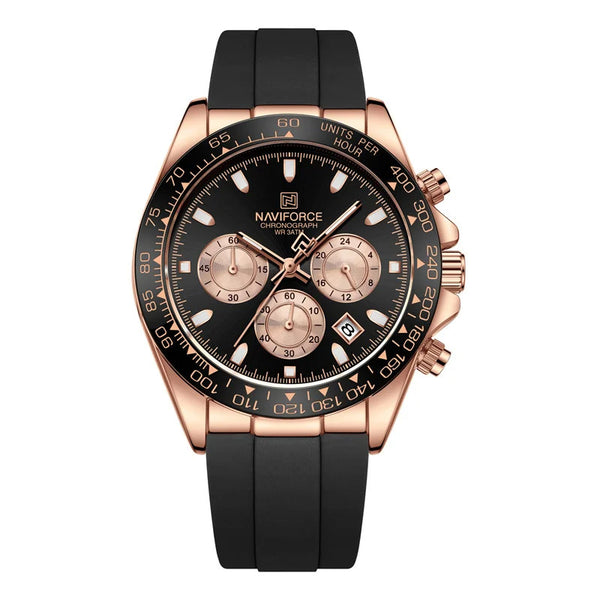 NF Grand Prix Chrono Gold | Chronograph Quartz Watch – 42mm