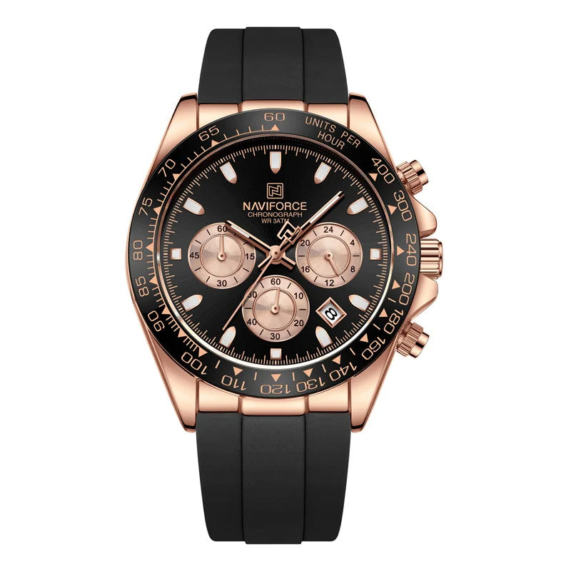 NF Grand Prix Chrono Gold | Men’s Chronograph Watch – 42mm