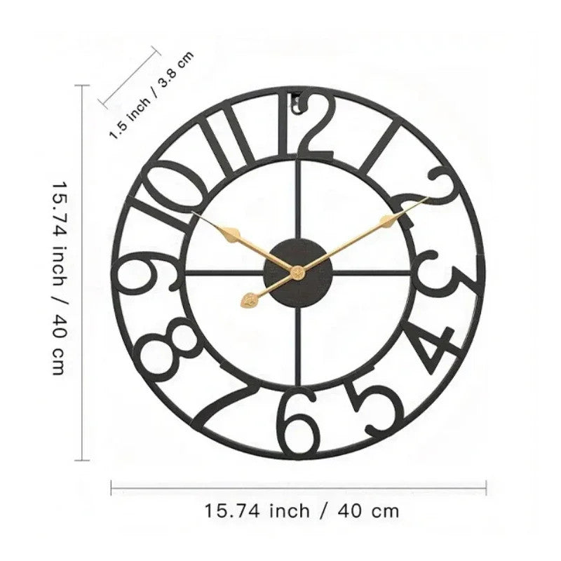 Modern Wrought Iron | Wall Clock