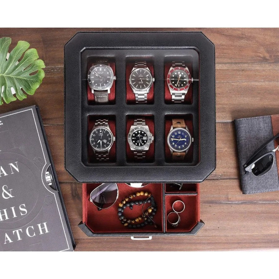 W-Monaco Valet 6 | Watch Storage Box