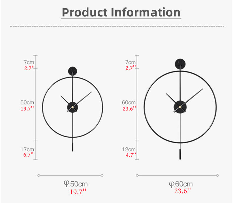 Modern Design Pendulum | Wall Clock