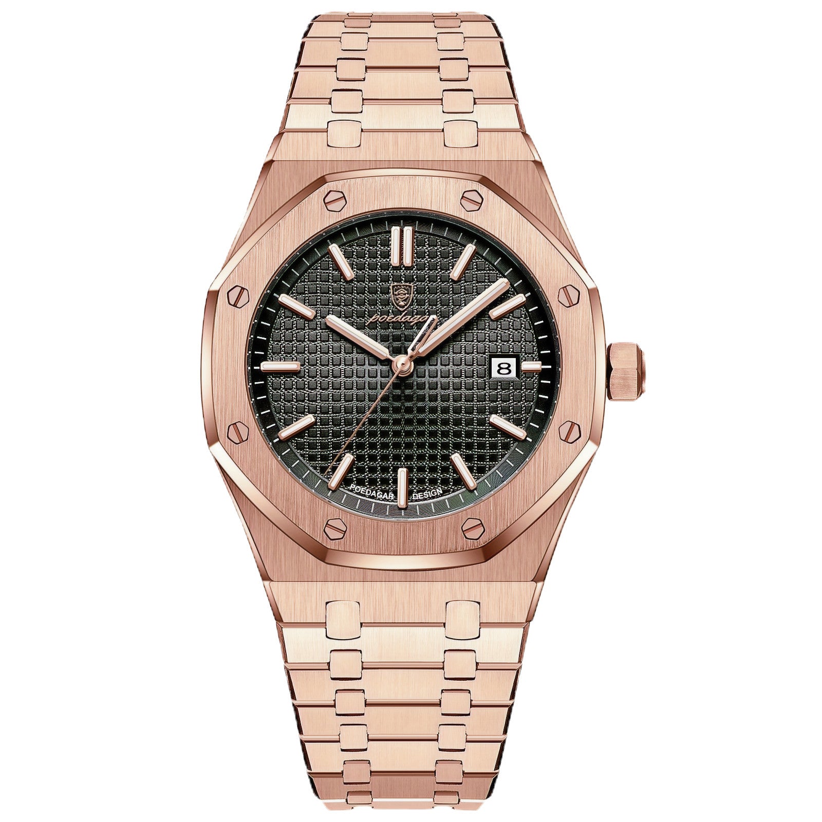 POEDAGAR AP Royal Rose Gold | Men's Watch - 42mm