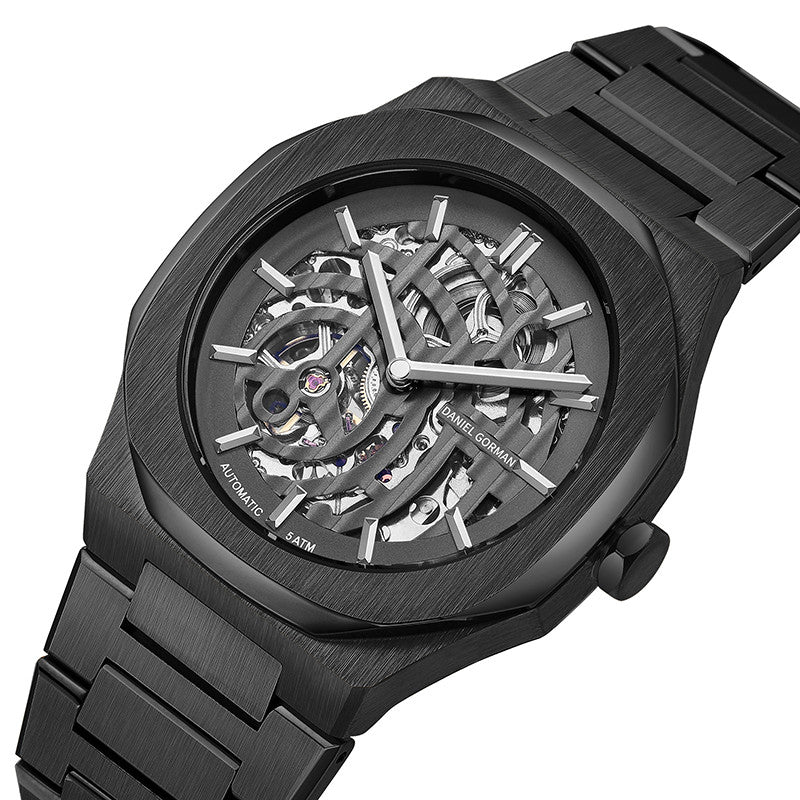 Eclipse Openwork | Men’s Skeleton Automatic Watch - 40mm