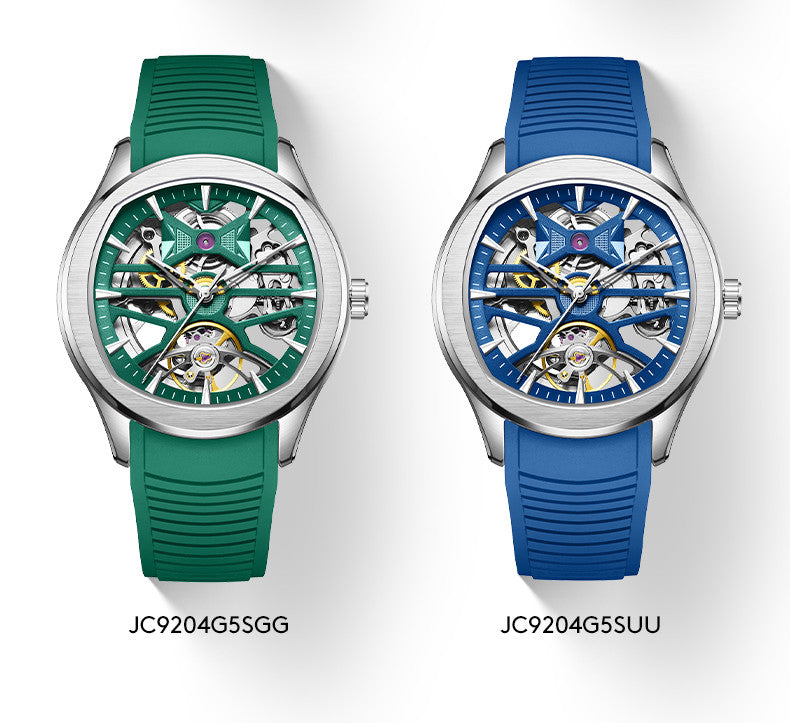 DG Spectra Skeleton Rubber  | Automatic Watch – 40mm