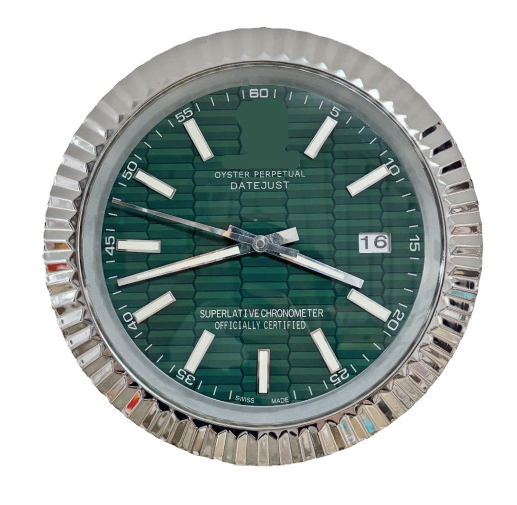 Datejust Fluted Steel Motif Dial | Wall Clock