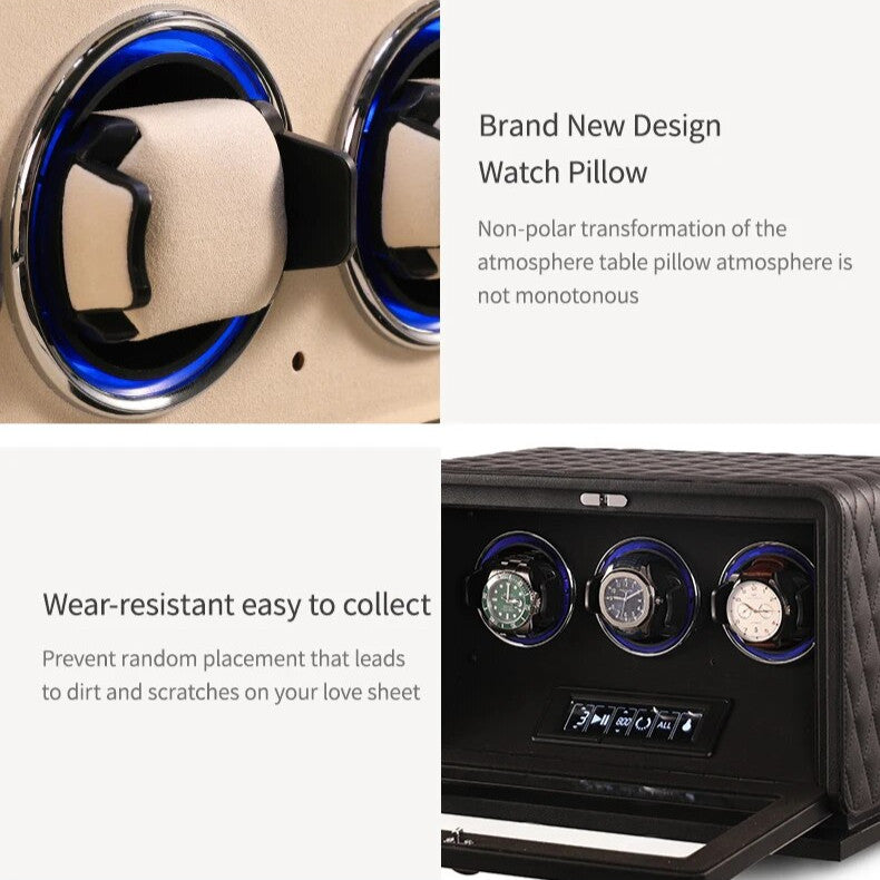 EleganceCraft Duo | Double Watch Winder