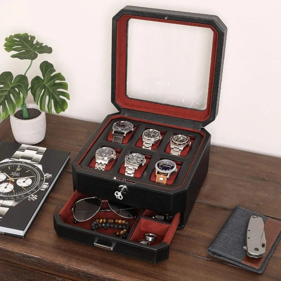 W-Monaco Valet 6 | Watch Storage Box