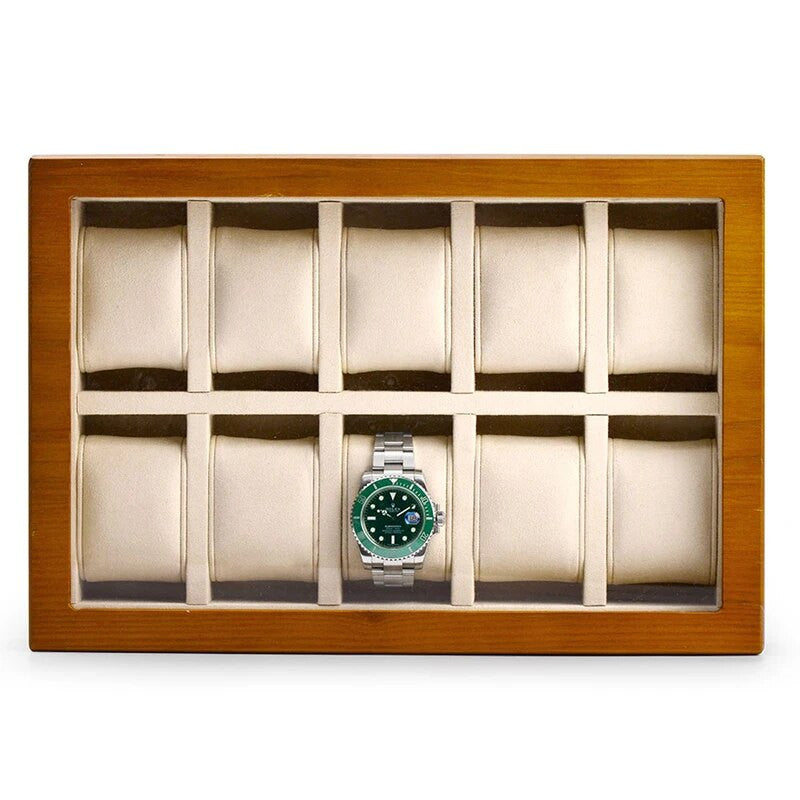 EliteWood 10-Watch Luxury Watch Box