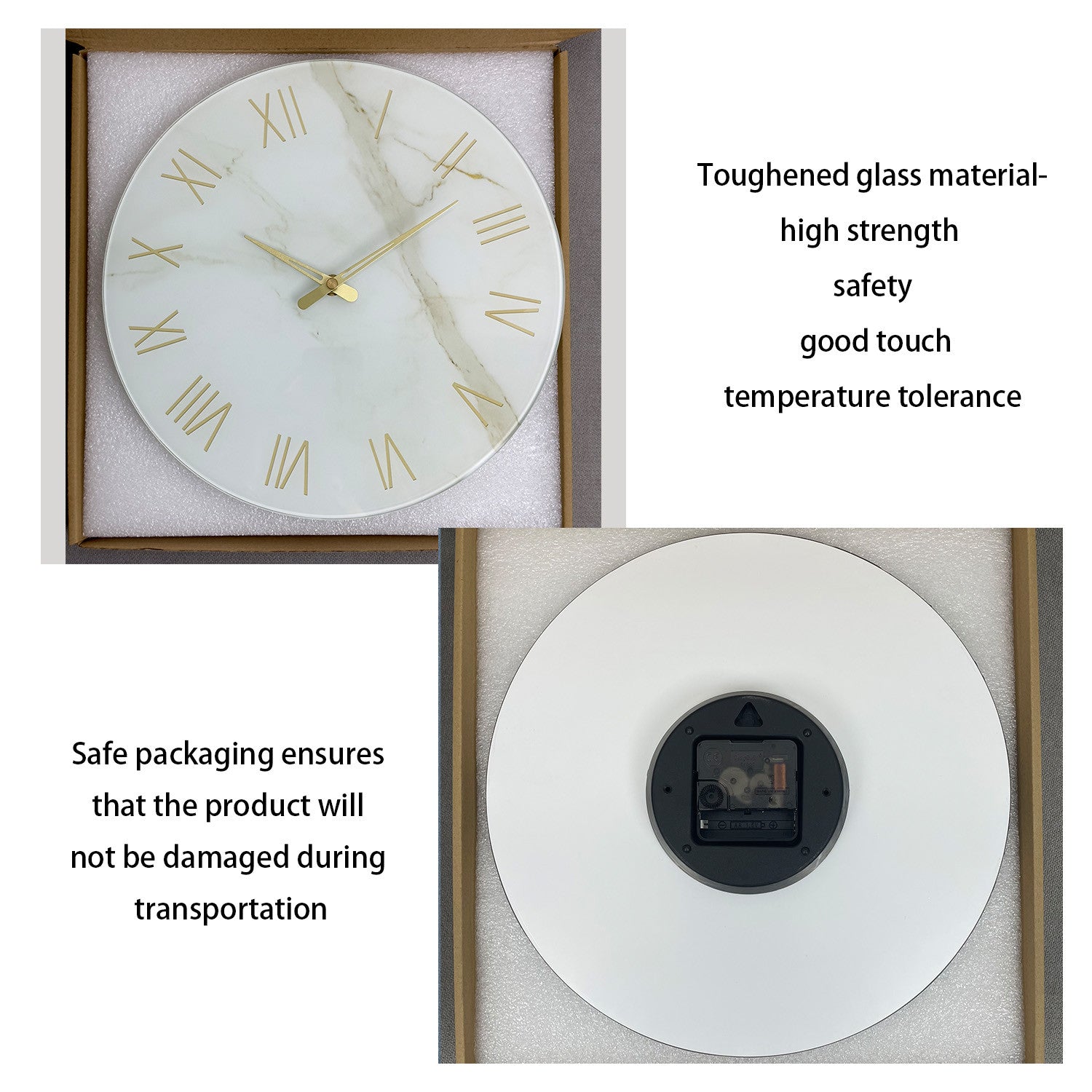 Marble Roman Elegance | Wall Clock