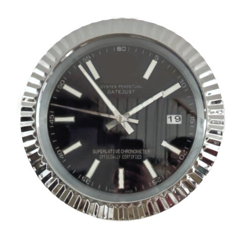 Datejust Fluted Steel | Wall Clock