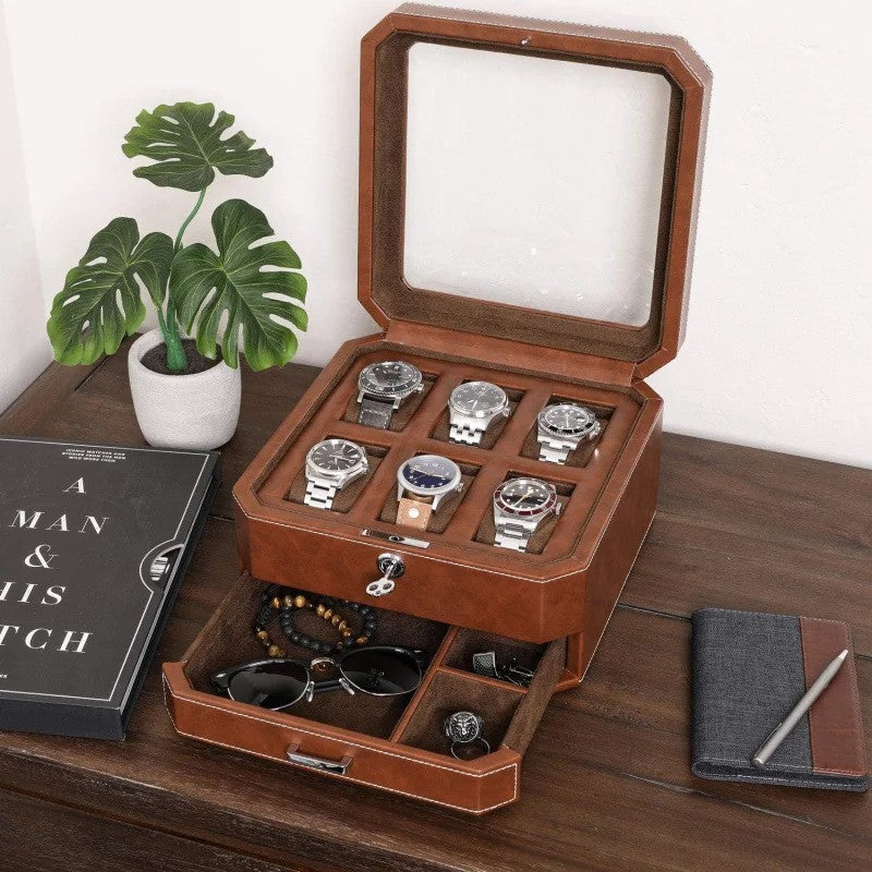 W-Monaco Valet 6 | Watch Storage Box