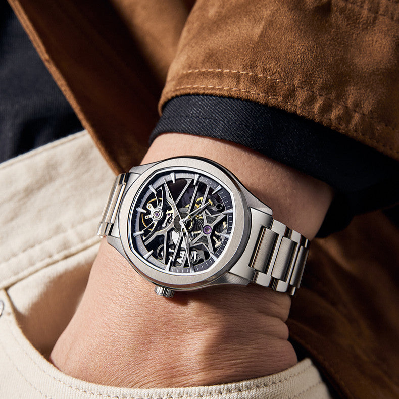 DG Spectra Steel Skeleton | Automatic Watch – 40mm