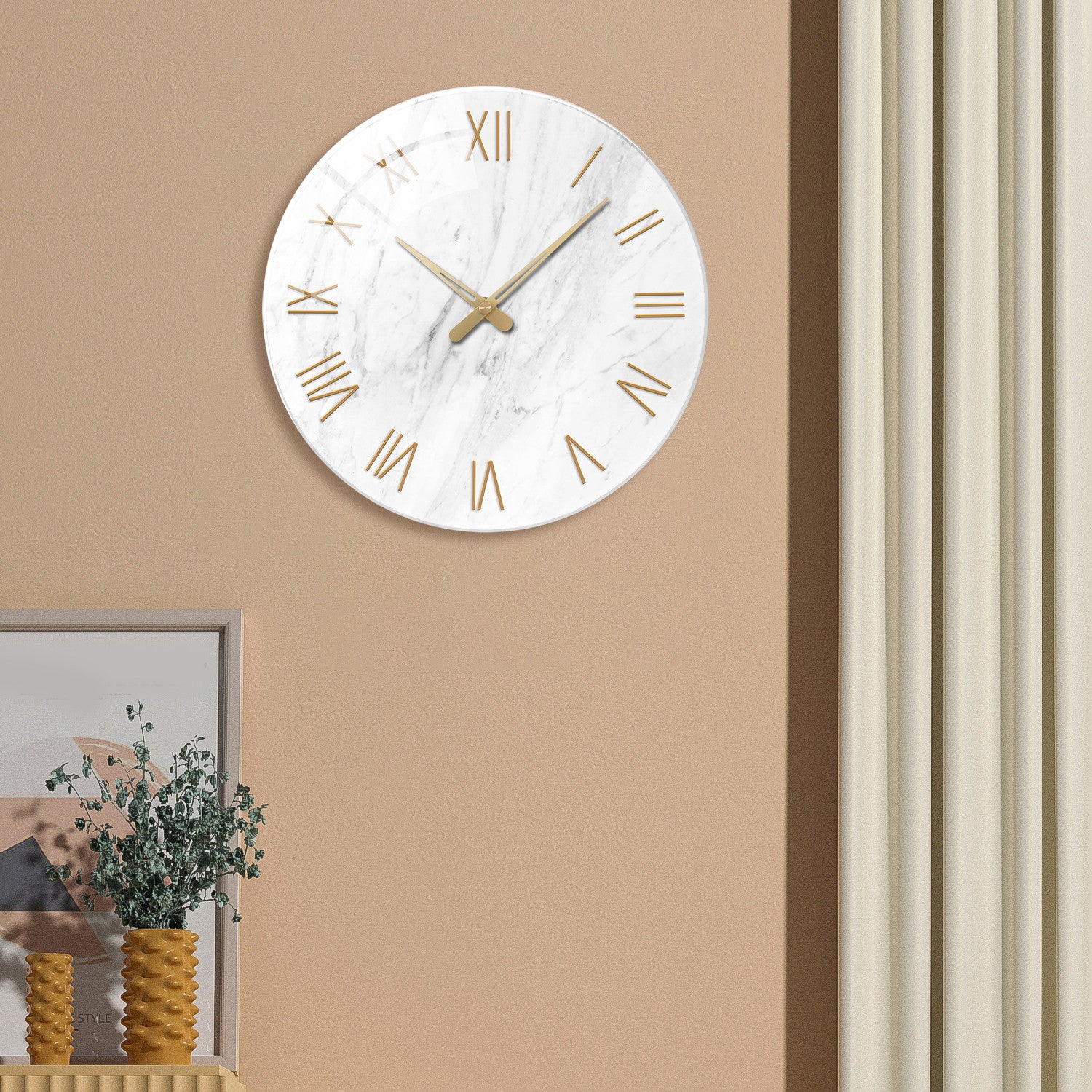 Marble Roman Elegance | Wall Clock