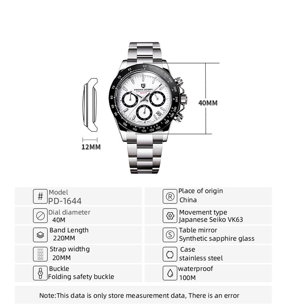 Panda Racing | Chronograph Watch - 40mm