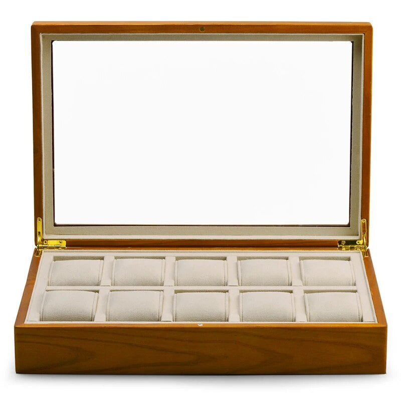 EliteWood 10-Watch Luxury Watch Box