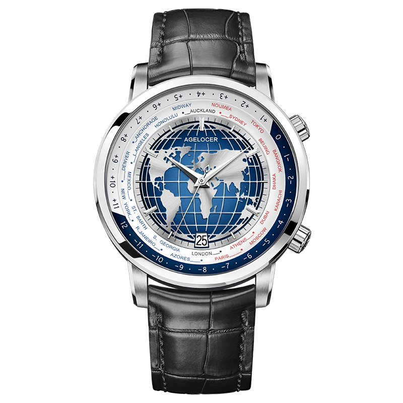 AGELOCER World Timer | Automatic Dress Watch - 42mm