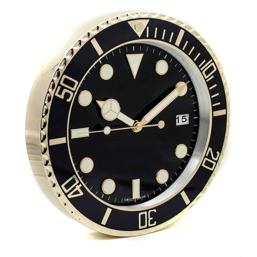 Submariner Black & Gold | Wall Clock