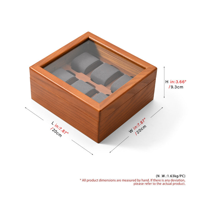 Prestige Wood Watch Box | 6 Piece Watch Box