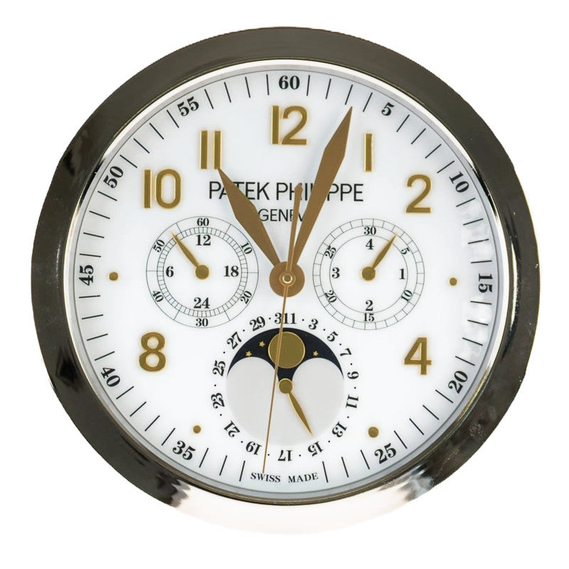 Patek Grand Complications Steel and White | Large Wall Clock