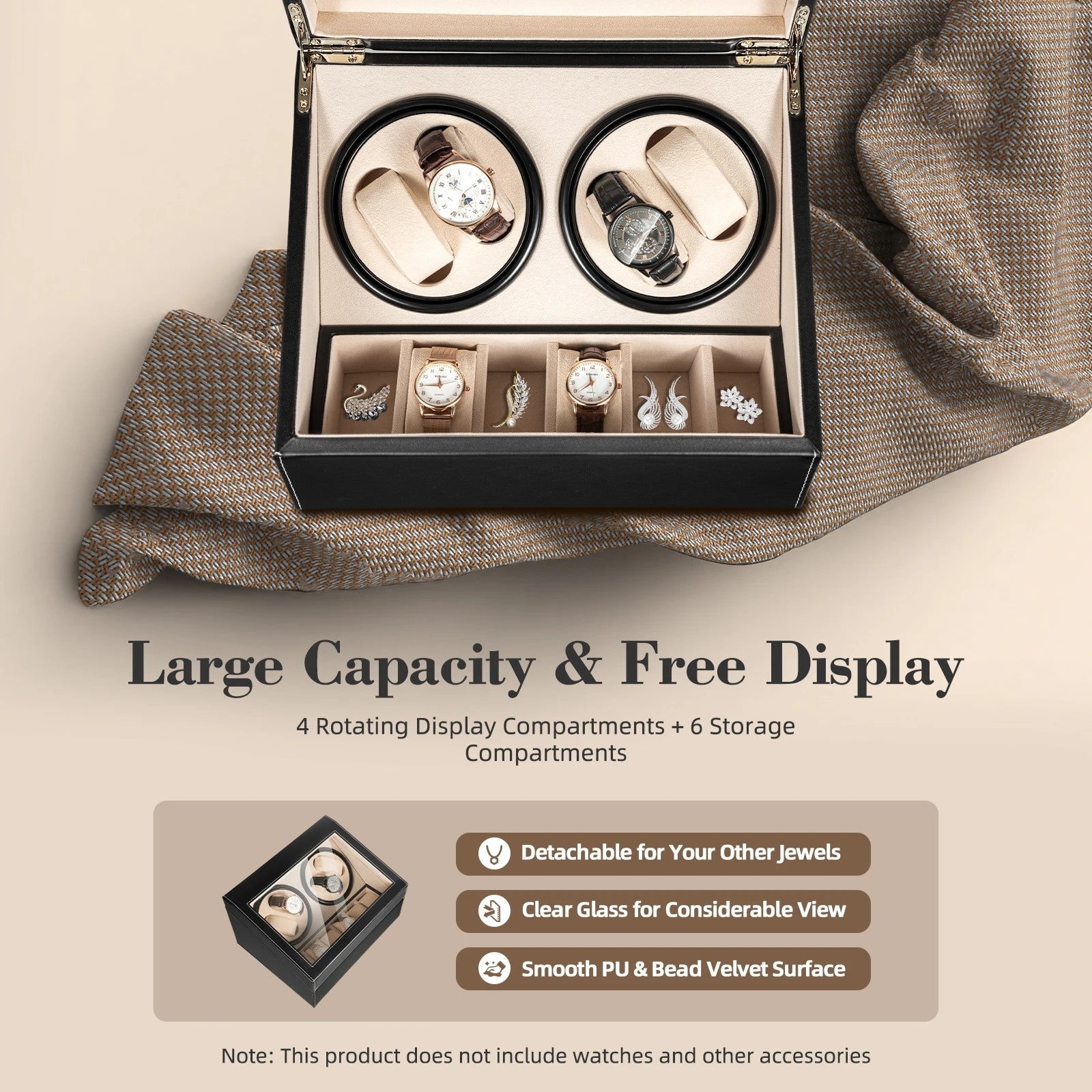 ChronoWhirl 4+6 Deluxe | Watch Winder