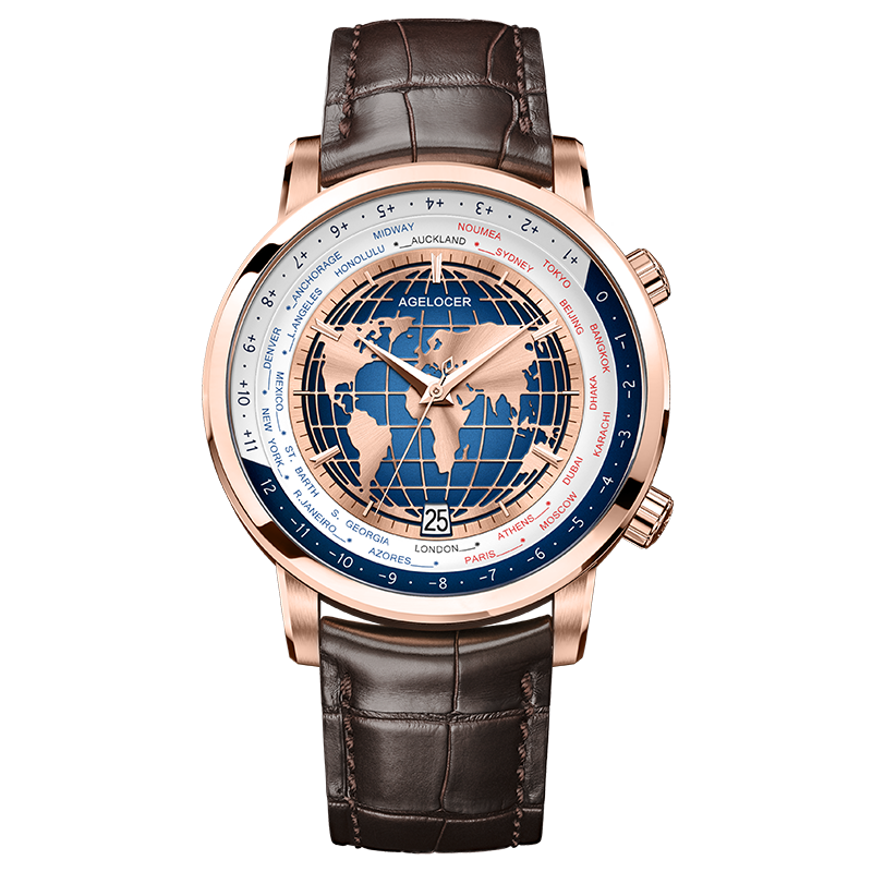 AGELOCER World Timer | Automatic Dress Watch - 42mm