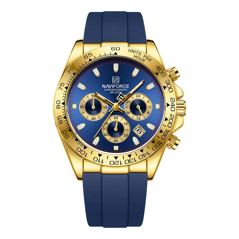 NF Grand Prix Chrono Gold | Men’s Chronograph Watch – 42mm