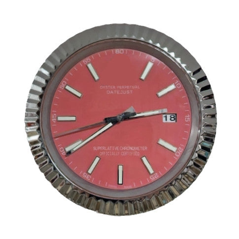 Datejust Fluted Steel | Wall Clock