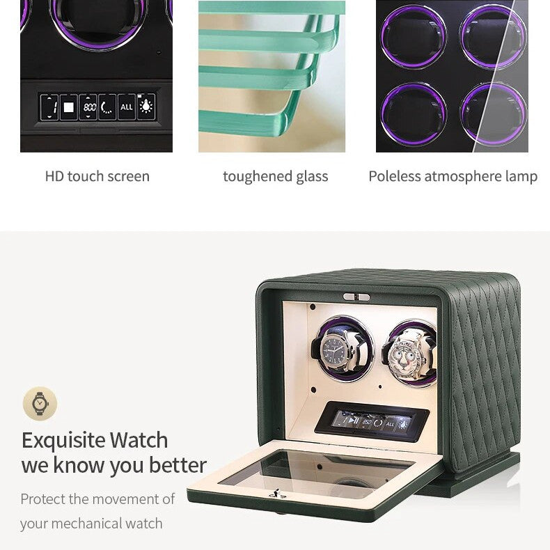 EleganceCraft Duo | Double Watch Winder