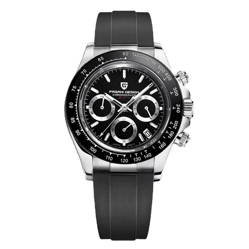 PGD Chrono Rubber | Chronograph Quartz Watch – 40mm