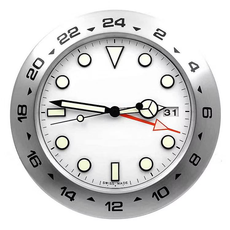 Polar Expedition White | Luxury Wall Clock – Field Watch Style